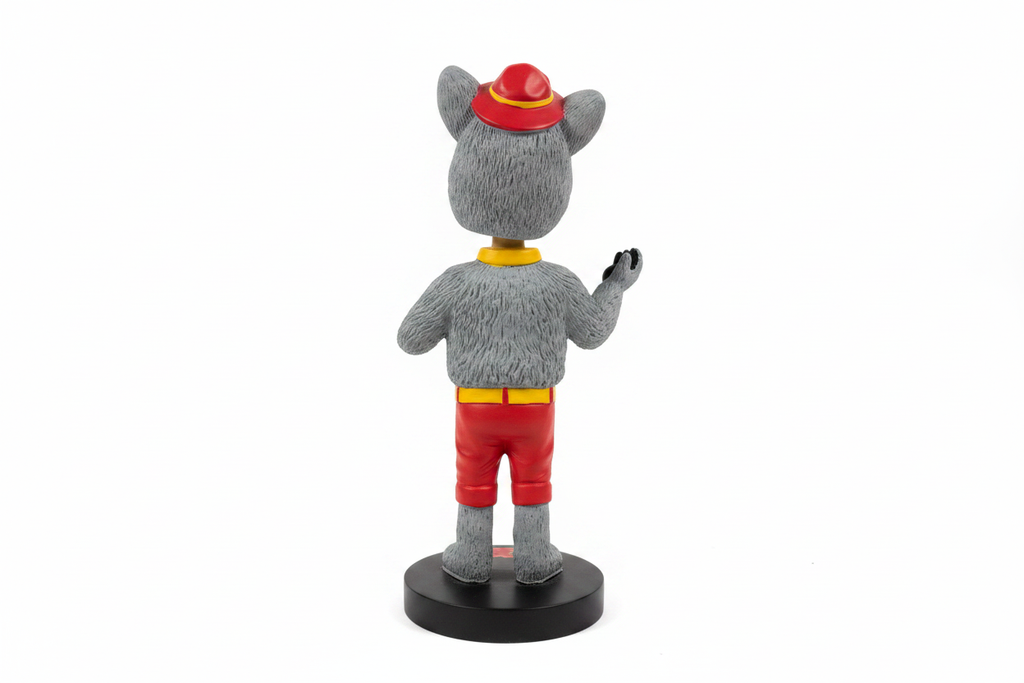 2009 Calgary Flames Harvey the Hound Collectors Edition Bobblehead – Official BDA NHL Mascot