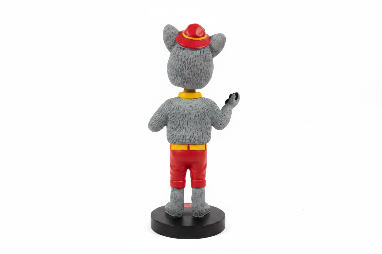 2009 Calgary Flames Harvey the Hound Collectors Edition Bobblehead – Official BDA NHL Mascot